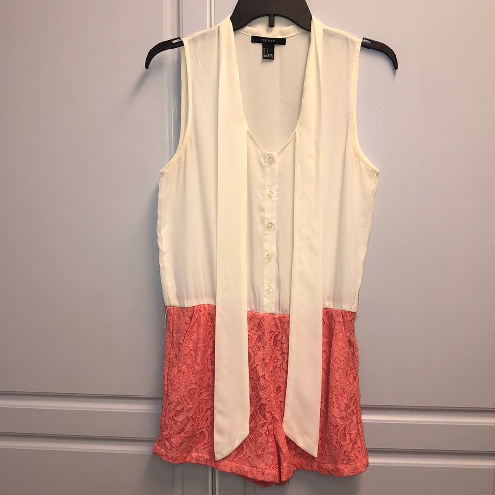 Rose pink romper